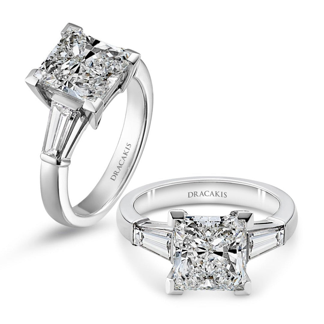 Three Stone Engagement Rings - Dracakis Jewellers